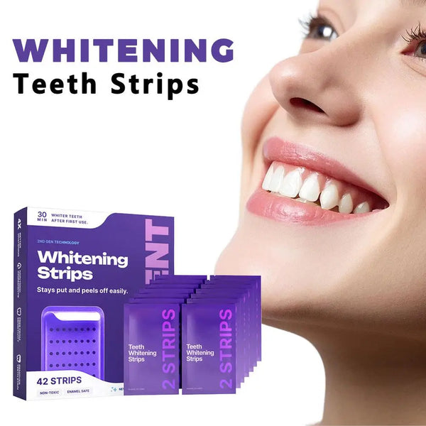 Purple Sparkle Teeth Whitening Strips