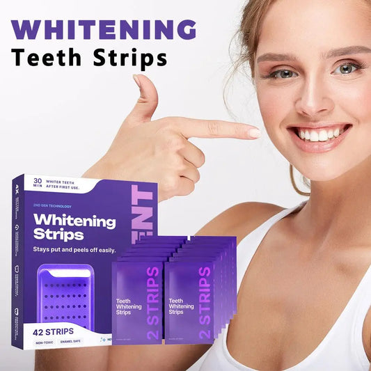 Purple Sparkle Teeth Whitening Strips
